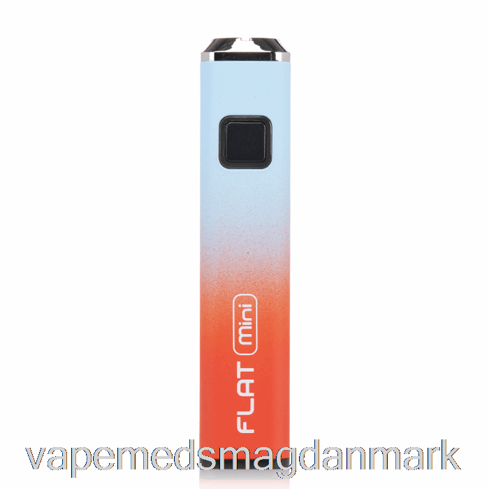 Vape Uden Nikotin Yocan Flat Mini 400mah Batteri Rød Blågrøn